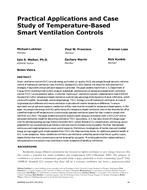 Practical Applications and Case Study of Temperature-Based Smart Ventilation Controls