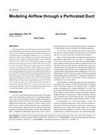 ST-16-023 — Modeling Airflow through a Perforated Duct