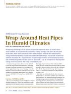 Wrap-Around Heat Pipes in Humid Climates