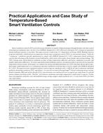 Practical Applications and Case Study of Temperature-Based Smart Ventilation Controls