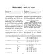 R19 — Thermal Properties of Foods (SI)