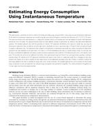 HO-18-C063 — Estimating Energy Consumption Using Instantaneous Temperature