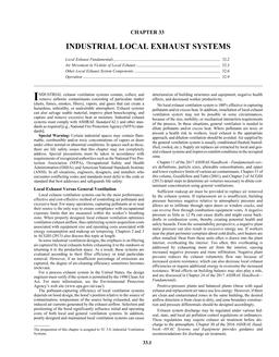 A33 — Industrial Local Exhaust Systems (SI)