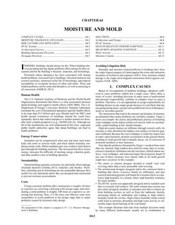 A64 — Moisture and Mold (I-P)