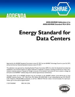 ASHRAE 90.4-2016 Addendum d