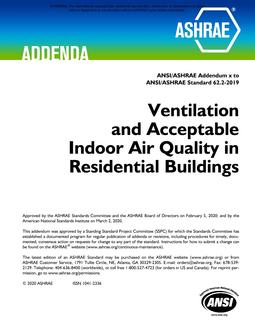 ASHRAE 62.2-2019 Errata (March 2, 2020)