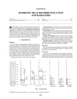 S36 — Hydronic Heat-Distributing Units and Radiators (SI)