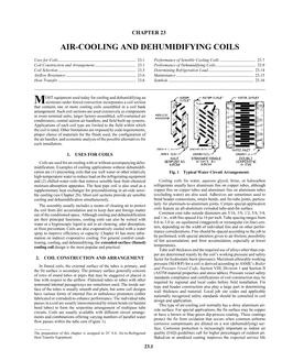 S23 — Air-Cooling and Dehumidifying Coils (I-P)