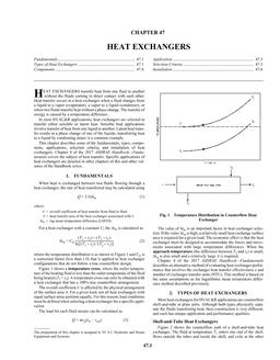 S47 — Heat Exchangers (SI)