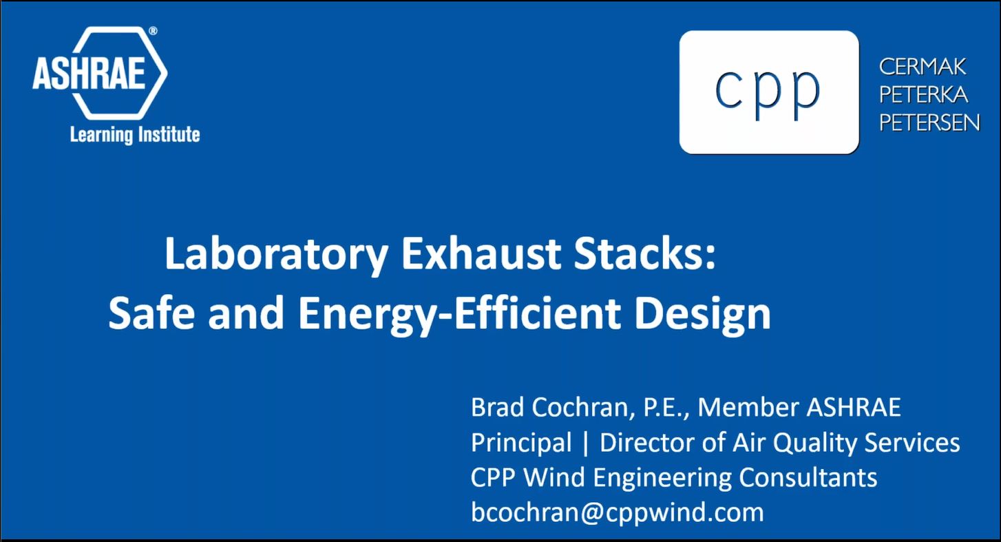 Laboratory Exhaust Stacks: Safe and Energy-Efficient Design