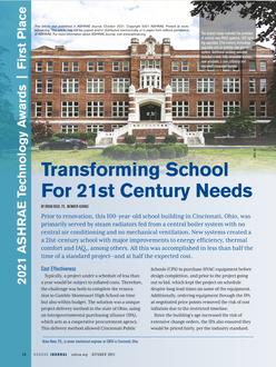 Technology Awards: Transforming School For 21st Century Needs