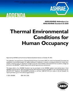 ASHRAE 55-2020 Addenda d