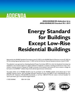 ASHRAE IC 90.1-2019 Addenda bj