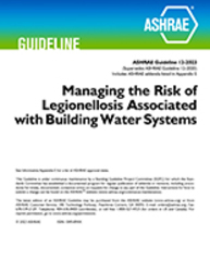 Guideline 12-2023: Managing the Risk of Legionellosis Associated with Building Water Systems