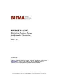 BIFMA HCF 8.1-2017