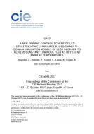 A NEW DIMMING CONTROL SCHEME OF LED STREETLIGHTING LUMINAIRES BASED ON MULTI-DOMAIN SIMULATION MODELS OF LEDS IN ORDER TO ACHIEVE CONSTANT LUMINOUS FLUX AT DIFFERENT AMBIENT TEMPERATURES (OP37, 267-276)