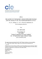 INFLUENCE OF FREQUENCY, WAVEFORM AND COLOUR ON THE VISIBILITY OF THE PHANTOM ARRAY EFFECT (OP23, 138-146)