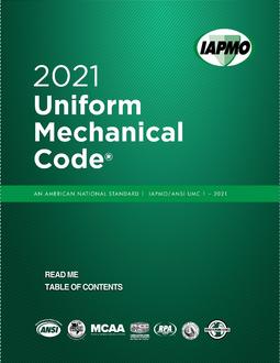 IAPMO UMC 1-2021