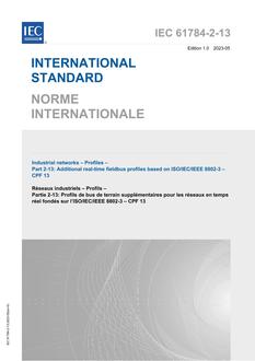 IEC 61784-2-13 Ed. 1.0 b:2023