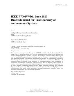 IEEE P7001