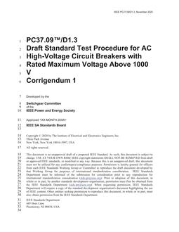 IEEE PC37.09-2018/Cor 1