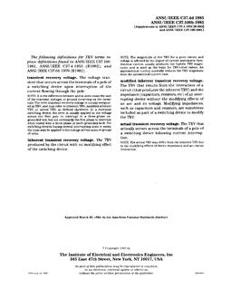 IEEE C37.4d-1985