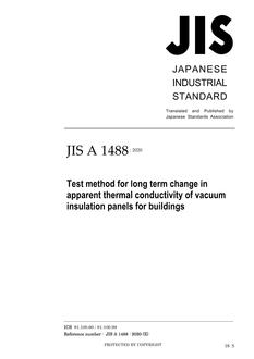 JIS A 1488:2020