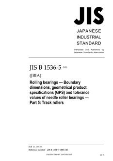 JIS B 1536-5:2021