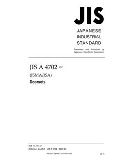 JIS A 4702:2021