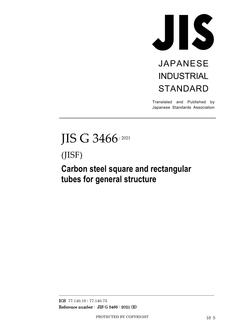 JIS G 3466:2021