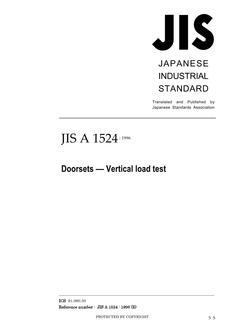 JIS A 1524:1996