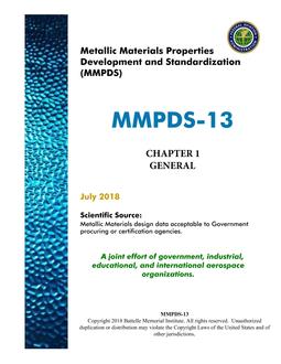 MMPDS MMPDS-13 Chapter 1