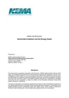 NEMA LSD EB 84-2021