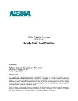 NEMA CPSP 1-2021